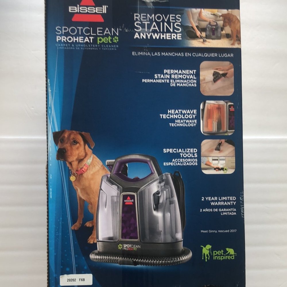 Bissell Spotclean Proheat Pet Carpet & Upholstery Cleaner Stain Removal new - Picture 3 of 3